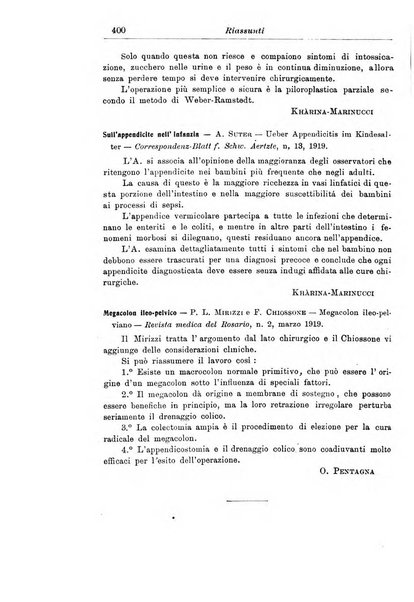 La pediatria periodico mensile indirizzato al progresso degli studi sulle malattie dei bambini