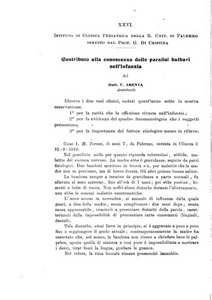 La pediatria periodico mensile indirizzato al progresso degli studi sulle malattie dei bambini