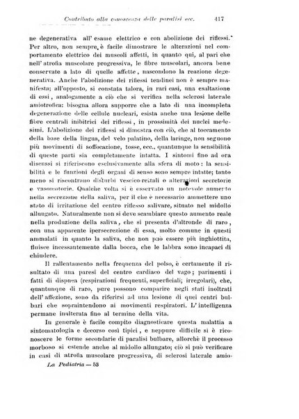 La pediatria periodico mensile indirizzato al progresso degli studi sulle malattie dei bambini