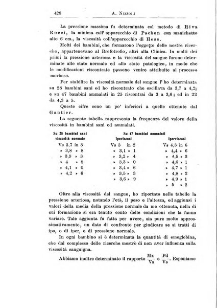 La pediatria periodico mensile indirizzato al progresso degli studi sulle malattie dei bambini