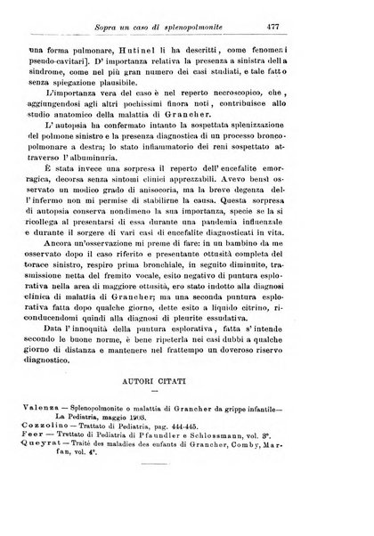 La pediatria periodico mensile indirizzato al progresso degli studi sulle malattie dei bambini