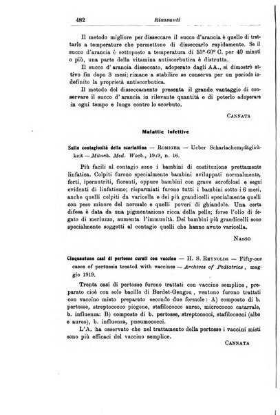 La pediatria periodico mensile indirizzato al progresso degli studi sulle malattie dei bambini