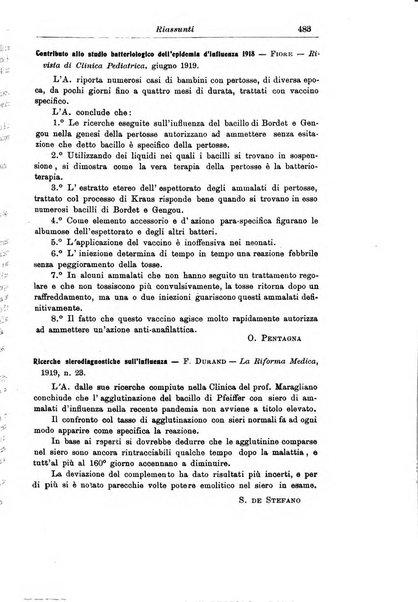 La pediatria periodico mensile indirizzato al progresso degli studi sulle malattie dei bambini