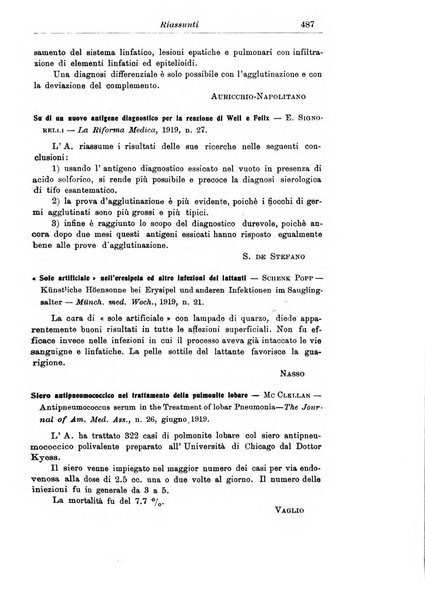 La pediatria periodico mensile indirizzato al progresso degli studi sulle malattie dei bambini