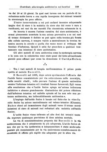 La pediatria periodico mensile indirizzato al progresso degli studi sulle malattie dei bambini