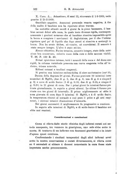 La pediatria periodico mensile indirizzato al progresso degli studi sulle malattie dei bambini