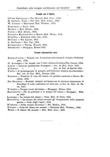 La pediatria periodico mensile indirizzato al progresso degli studi sulle malattie dei bambini