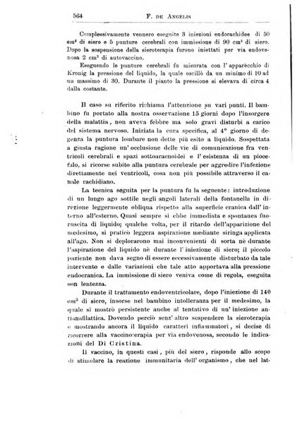 La pediatria periodico mensile indirizzato al progresso degli studi sulle malattie dei bambini