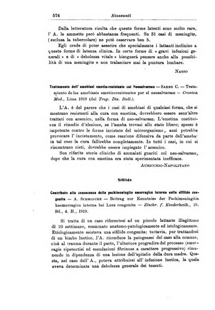 La pediatria periodico mensile indirizzato al progresso degli studi sulle malattie dei bambini