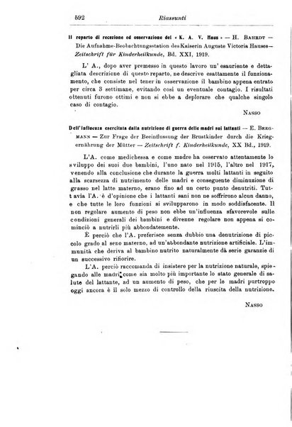 La pediatria periodico mensile indirizzato al progresso degli studi sulle malattie dei bambini