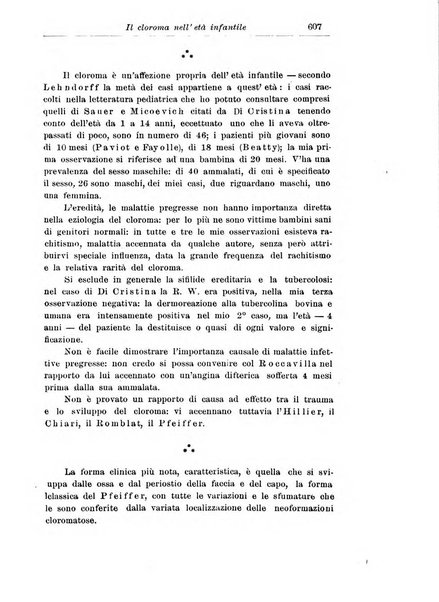 La pediatria periodico mensile indirizzato al progresso degli studi sulle malattie dei bambini