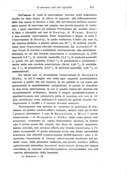 La pediatria periodico mensile indirizzato al progresso degli studi sulle malattie dei bambini