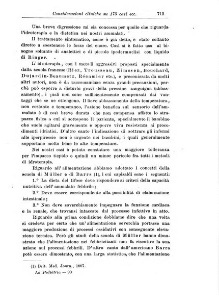 La pediatria periodico mensile indirizzato al progresso degli studi sulle malattie dei bambini