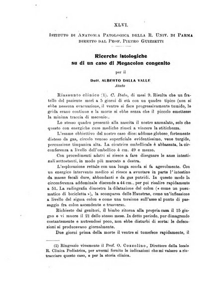 La pediatria periodico mensile indirizzato al progresso degli studi sulle malattie dei bambini