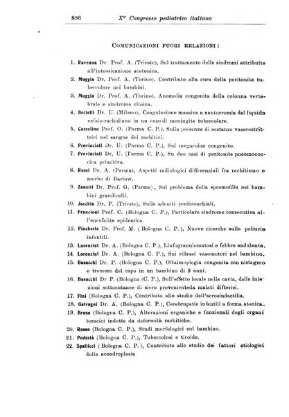 La pediatria periodico mensile indirizzato al progresso degli studi sulle malattie dei bambini