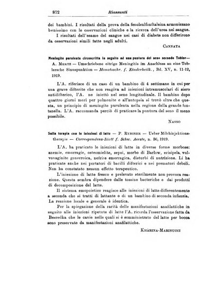 La pediatria periodico mensile indirizzato al progresso degli studi sulle malattie dei bambini