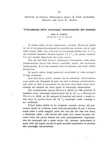 La pediatria periodico mensile indirizzato al progresso degli studi sulle malattie dei bambini