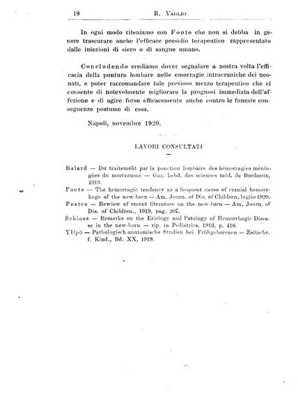 La pediatria periodico mensile indirizzato al progresso degli studi sulle malattie dei bambini