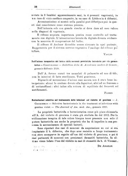 La pediatria periodico mensile indirizzato al progresso degli studi sulle malattie dei bambini