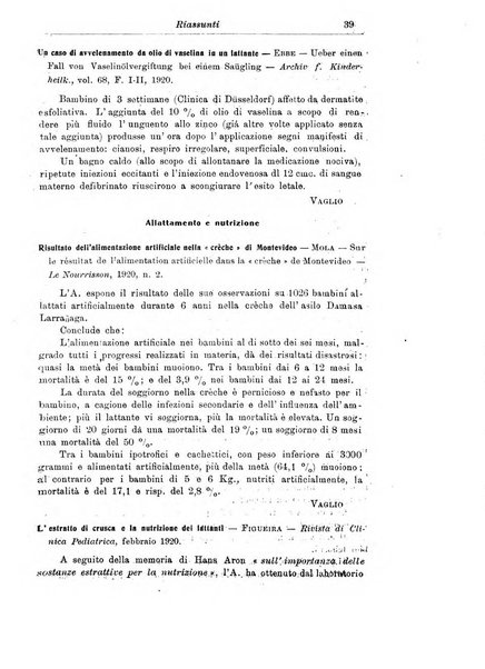 La pediatria periodico mensile indirizzato al progresso degli studi sulle malattie dei bambini