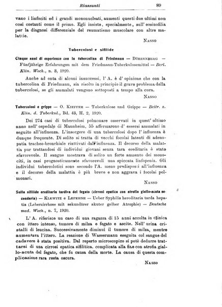 La pediatria periodico mensile indirizzato al progresso degli studi sulle malattie dei bambini