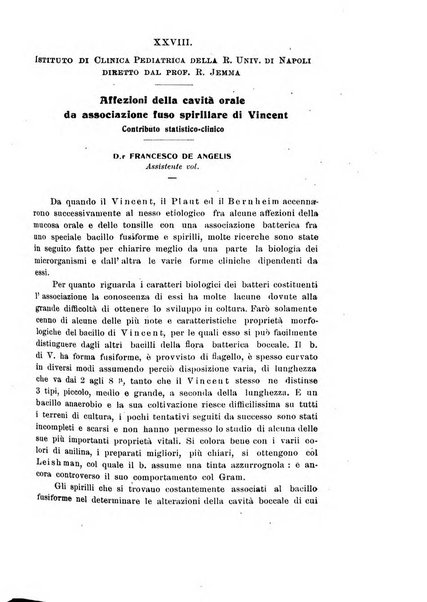 La pediatria periodico mensile indirizzato al progresso degli studi sulle malattie dei bambini