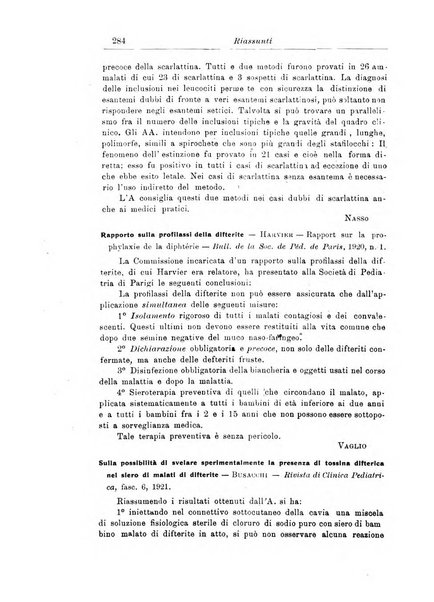 La pediatria periodico mensile indirizzato al progresso degli studi sulle malattie dei bambini