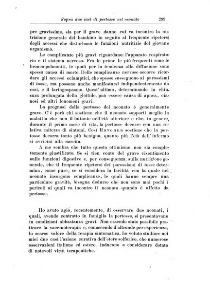 La pediatria periodico mensile indirizzato al progresso degli studi sulle malattie dei bambini