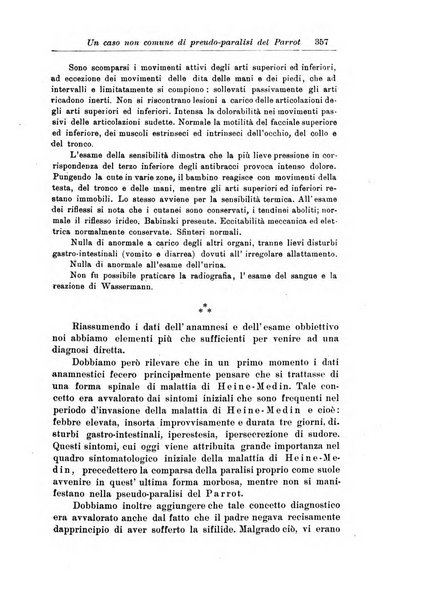 La pediatria periodico mensile indirizzato al progresso degli studi sulle malattie dei bambini