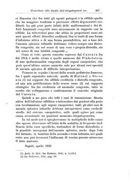 La pediatria periodico mensile indirizzato al progresso degli studi sulle malattie dei bambini