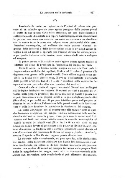 La pediatria periodico mensile indirizzato al progresso degli studi sulle malattie dei bambini