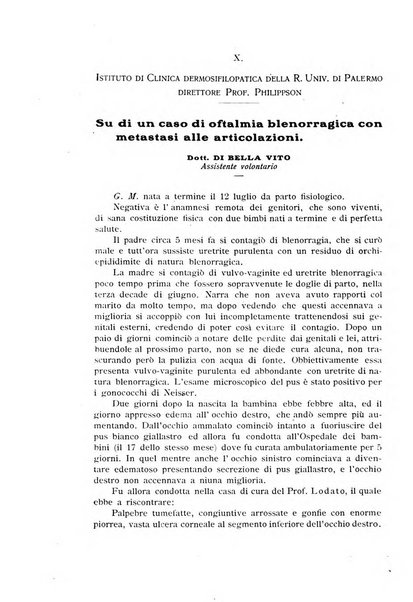 La pediatria periodico mensile indirizzato al progresso degli studi sulle malattie dei bambini