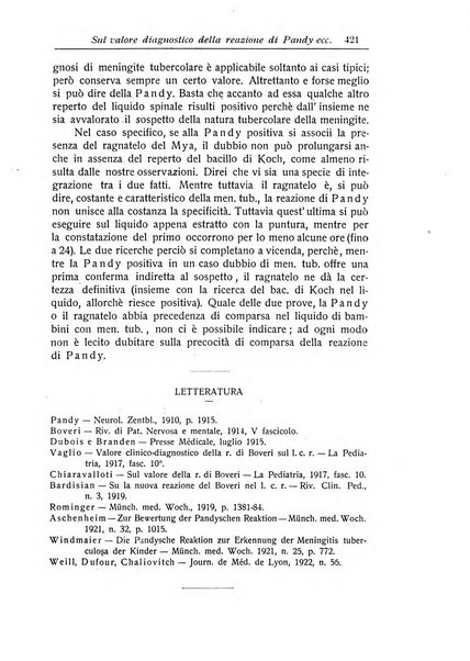 La pediatria periodico mensile indirizzato al progresso degli studi sulle malattie dei bambini