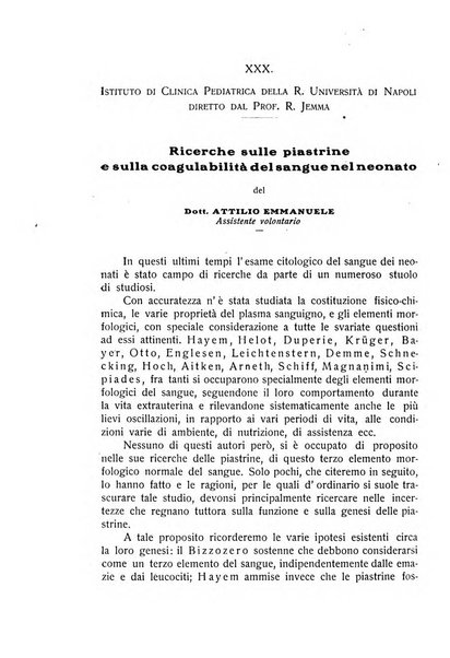 La pediatria periodico mensile indirizzato al progresso degli studi sulle malattie dei bambini