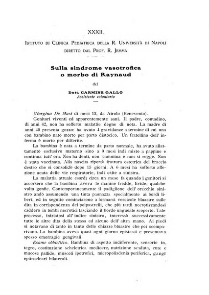 La pediatria periodico mensile indirizzato al progresso degli studi sulle malattie dei bambini