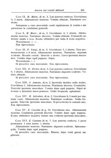 La pediatria periodico mensile indirizzato al progresso degli studi sulle malattie dei bambini