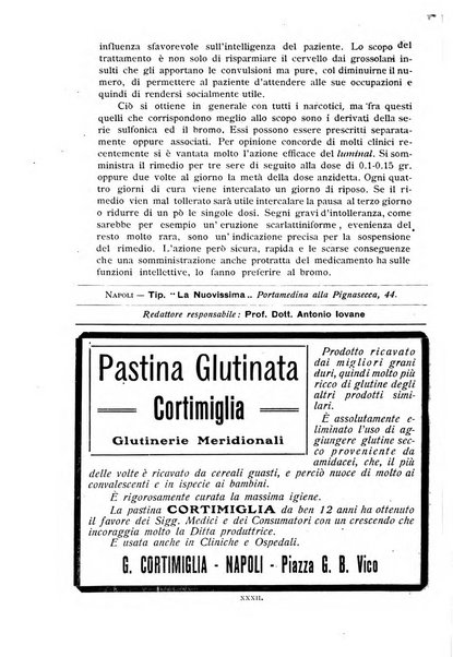 La pediatria periodico mensile indirizzato al progresso degli studi sulle malattie dei bambini