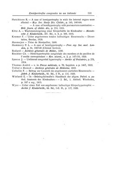 La pediatria periodico mensile indirizzato al progresso degli studi sulle malattie dei bambini