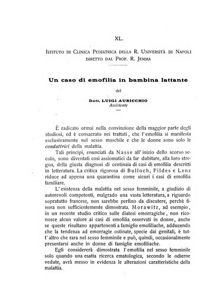 La pediatria periodico mensile indirizzato al progresso degli studi sulle malattie dei bambini