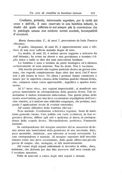 La pediatria periodico mensile indirizzato al progresso degli studi sulle malattie dei bambini