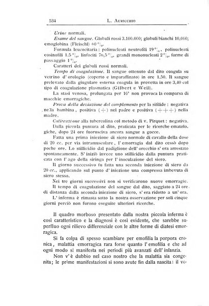 La pediatria periodico mensile indirizzato al progresso degli studi sulle malattie dei bambini