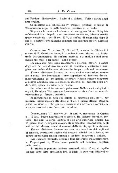 La pediatria periodico mensile indirizzato al progresso degli studi sulle malattie dei bambini