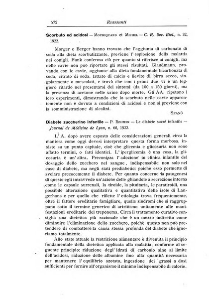 La pediatria periodico mensile indirizzato al progresso degli studi sulle malattie dei bambini