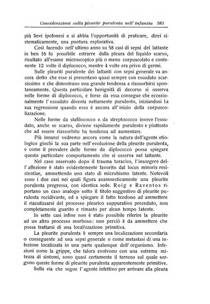 La pediatria periodico mensile indirizzato al progresso degli studi sulle malattie dei bambini