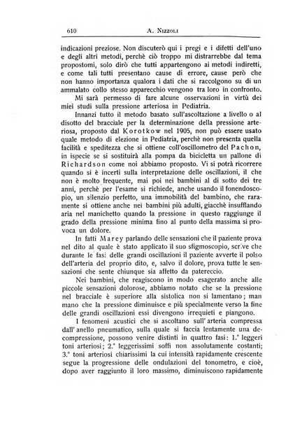 La pediatria periodico mensile indirizzato al progresso degli studi sulle malattie dei bambini