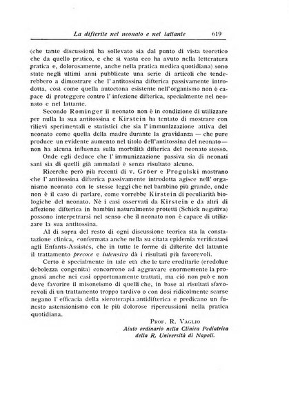 La pediatria periodico mensile indirizzato al progresso degli studi sulle malattie dei bambini