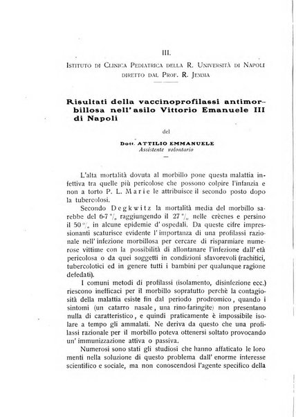 La pediatria periodico mensile indirizzato al progresso degli studi sulle malattie dei bambini