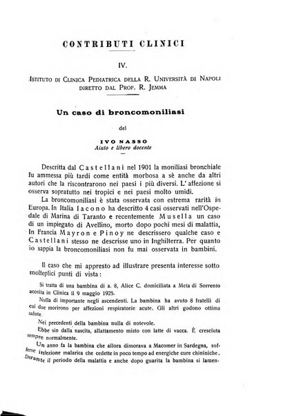 La pediatria periodico mensile indirizzato al progresso degli studi sulle malattie dei bambini