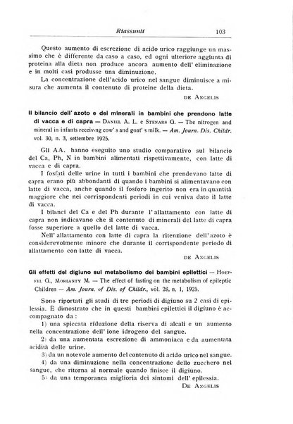 La pediatria periodico mensile indirizzato al progresso degli studi sulle malattie dei bambini