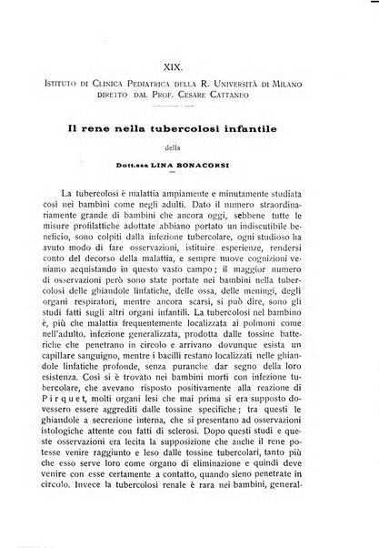 La pediatria periodico mensile indirizzato al progresso degli studi sulle malattie dei bambini